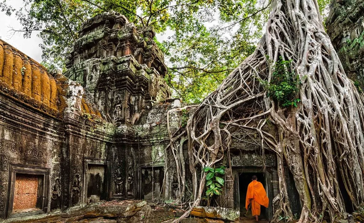 Ta Prohm: Wo die Natur die antike Architektur umarmt